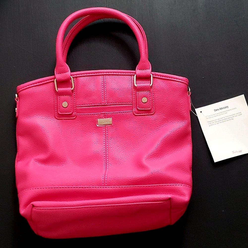 Jewell by Thirty-One Paris Pink Purse w/ Strap NWT